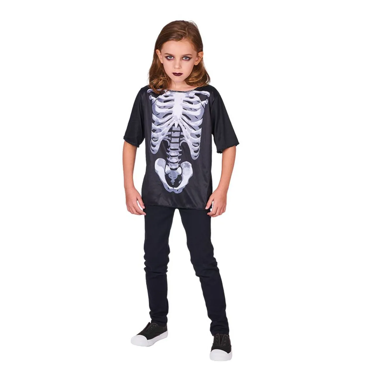T-shirt squelette 4/6 ans