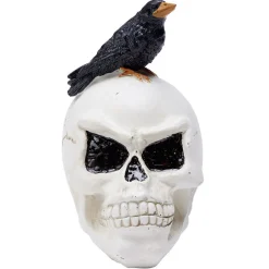 Tête de mort Halloween en polyrésine