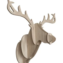 Tête de renne bois à fixer