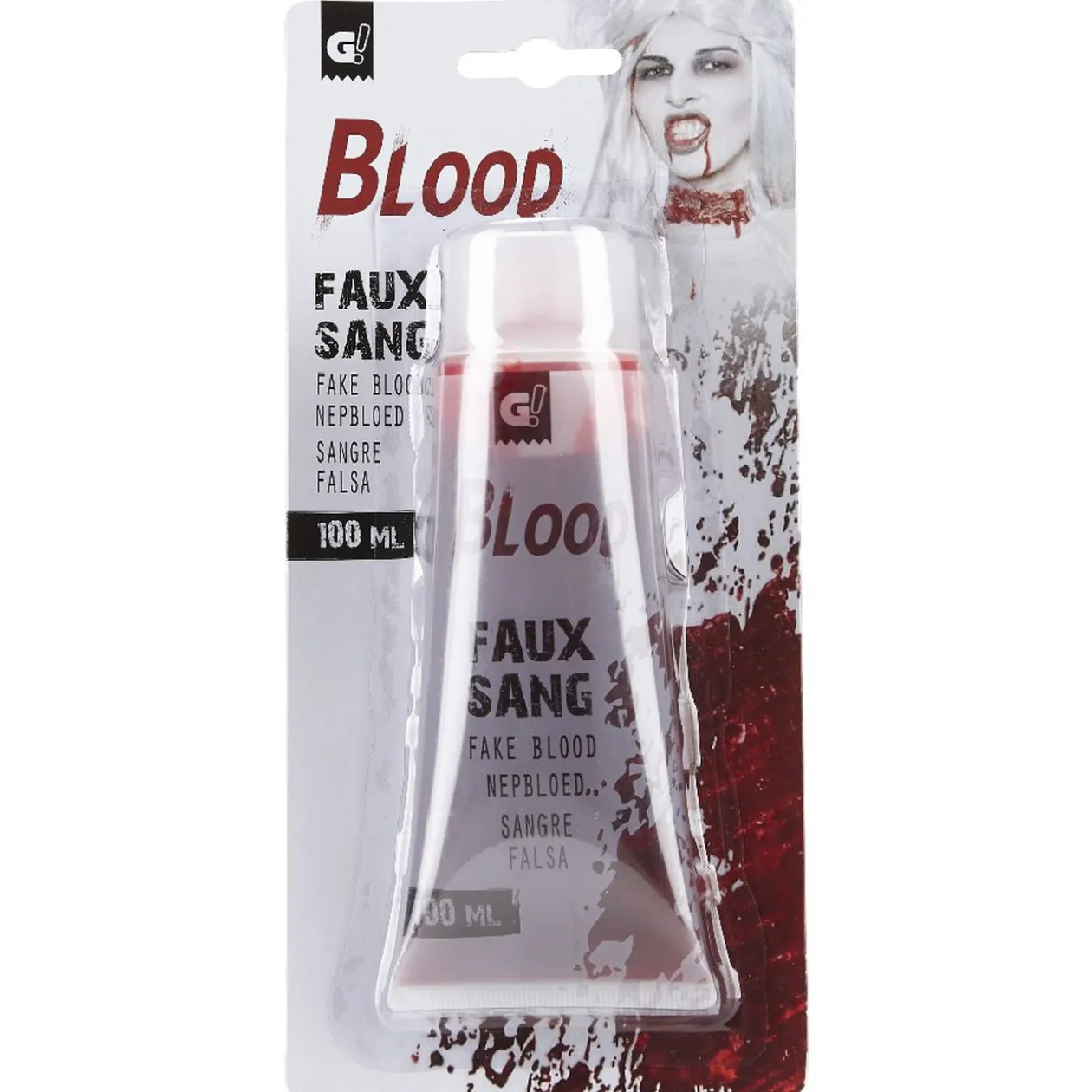 Tube de faux sang Halloween 100 ml