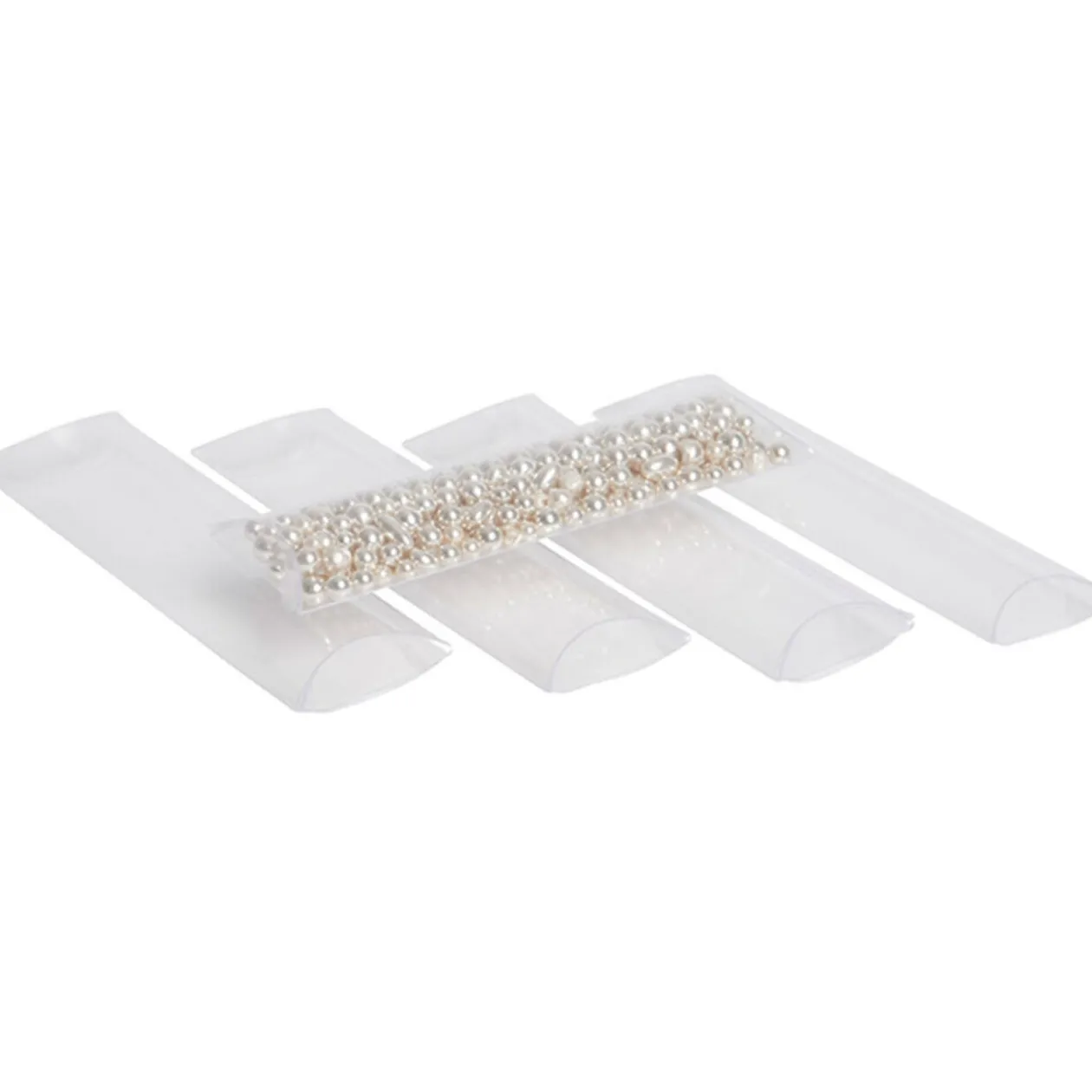 Tube transparent à dragées x6