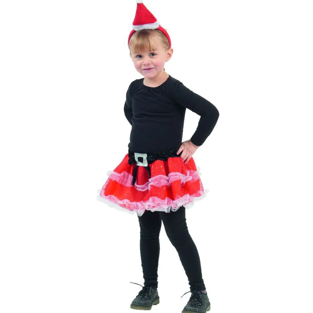 Tutu Noël rouge fille