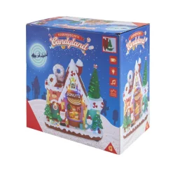 Usine à donuts animée lumineuse et musicale 22x13xH21,5cm