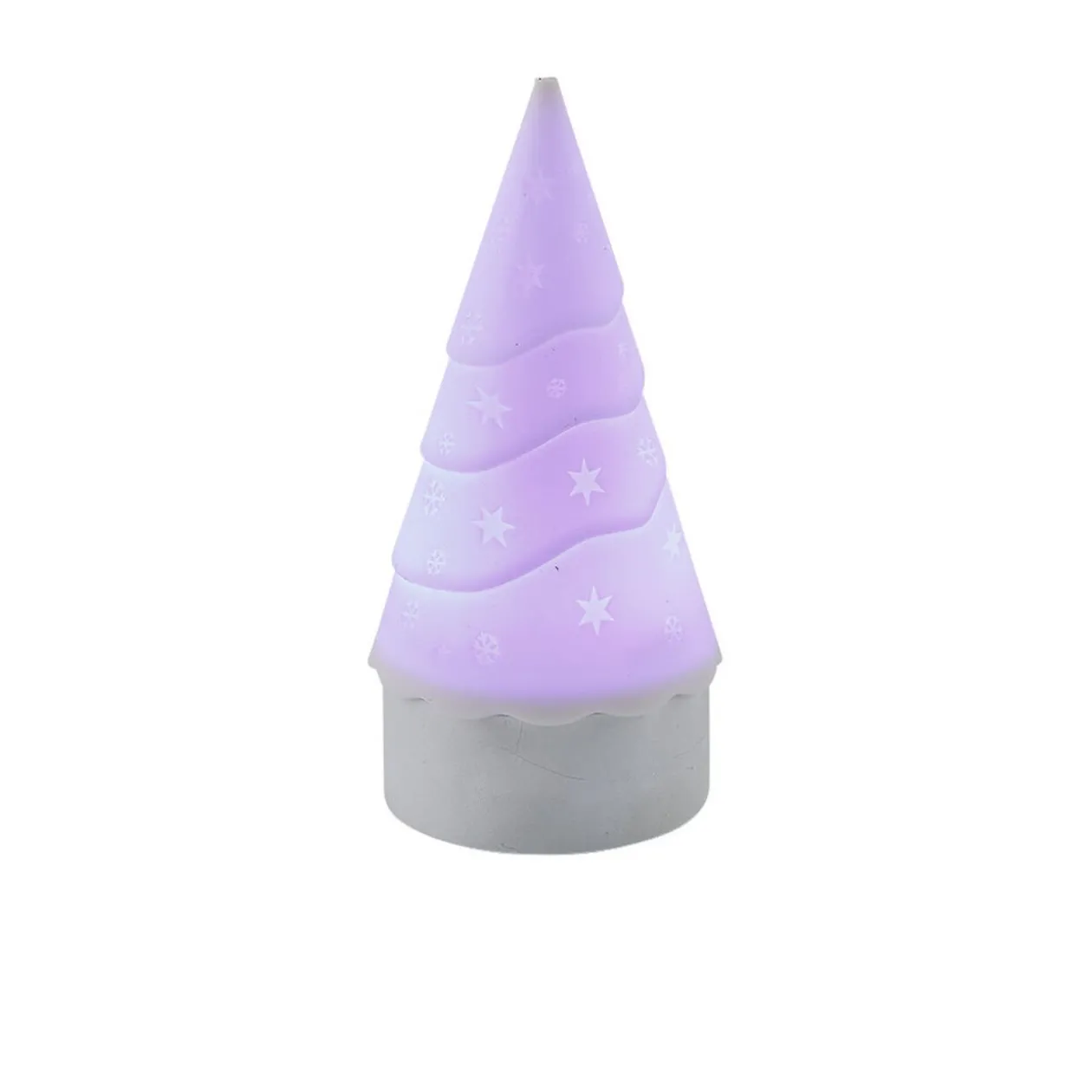 Veilleuse musicale led multicolore forme sapin de Noël