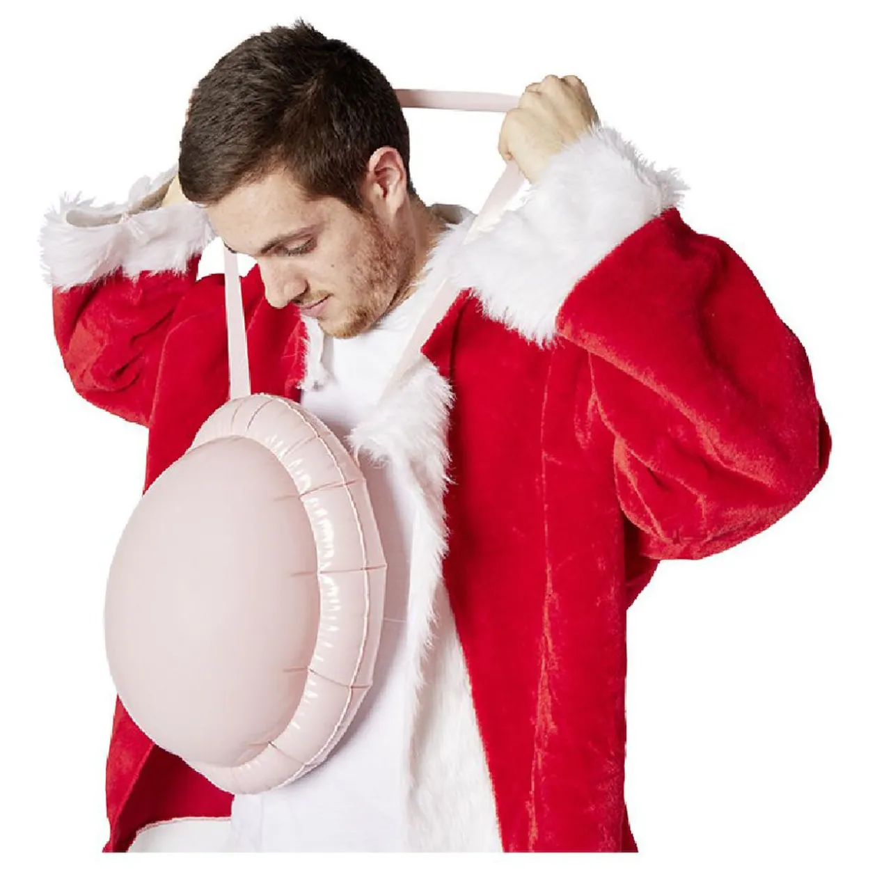Ventre factice gonflable Père Noël