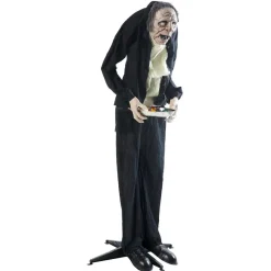 Vieil homme animé et sonore Halloween H153 cm