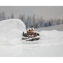 Village de Noël lumineux et animé 5 LED