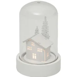 Village et clocher lumineux effet enneigé 1 LED