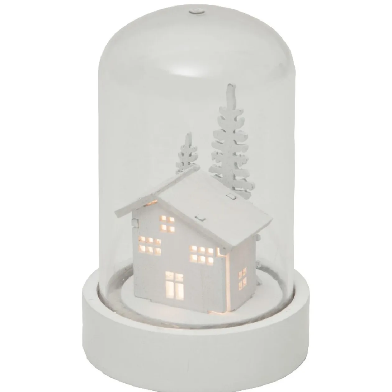 Village et clocher lumineux effet enneigé 1 LED