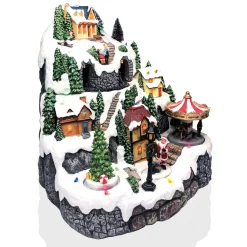 Village lumineux animé musical 24 LED